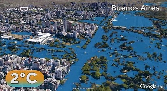 Buenos Aires podría quedar bajo el agua por culpa del cambio climático