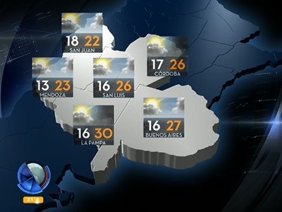 Una jornada calurosa en el área metropolitana con máxima de 28 grados