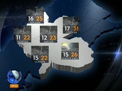 Mañana agradable pero inestable a la tarde con probabilidad de lluvias