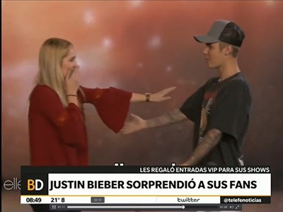 Justin Bieber sorprende a sus fans