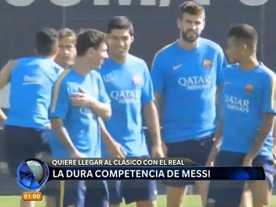 La dura competencia de Messi