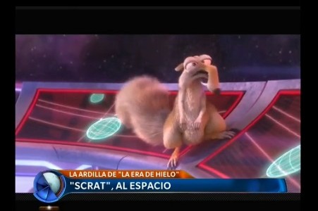 "Scrat", al espacio