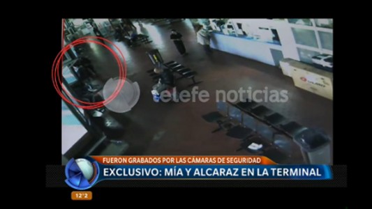 Exclusivo: Mía y Alcaraz en la terminal