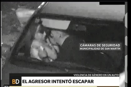 Violencia de género en un auto