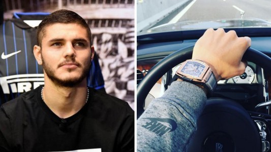 El nuevo gustito de Icardi: un reloj de 46 mil euros
