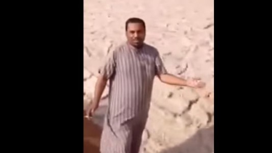 #EsViral Un río de arena en pleno desierto saudita