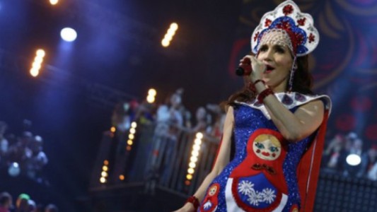 Natalia Oreiro conquistó dio un show en Rusia para 25 mil personas