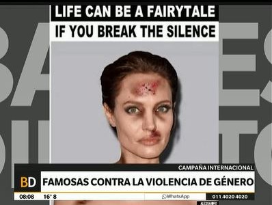 Mujeres golpeadas: una campaña de artistas famosas contra la violencia de género