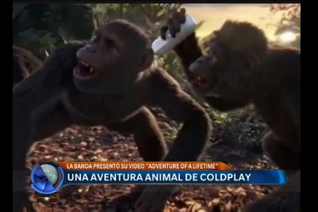 Una aventura animal de Coldplay