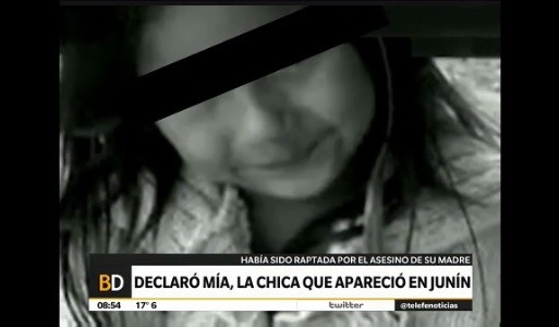 Declaró Mía, la chiquita hallada en Junín junto al asesino de su madre