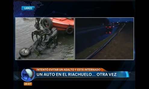 Intentó evitar un robo y cayó al Riachuelo: te mostramos el lugar