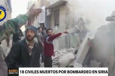 Bombardeos rusos en Siria destrozan viviendas civiles