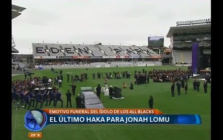 El último haka para Jonah Lomu