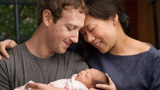 Con una emotiva carta, Mark Zuckerberg y Priscilla Chan anunciaron la llegada de su hija Max
