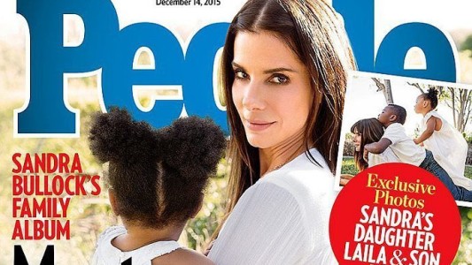 Sandra Bullock adoptó a una nena de 3 años