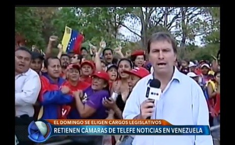 Retienen cámaras de Telefe Noticias en Venezuela