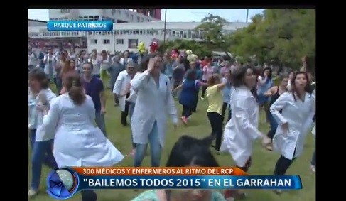 Médicos y enfermeros, al ritmo del RCP