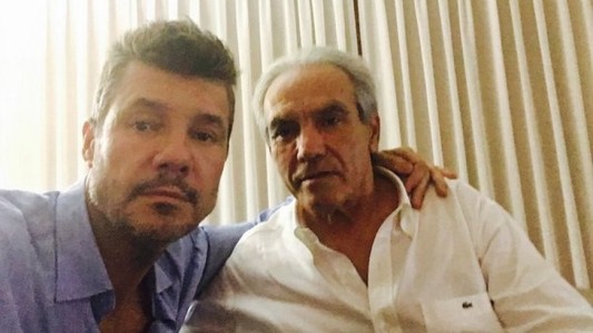 Tinelli visitó al dirigente amenazado