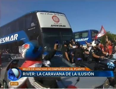 River: caravana de la ilusión