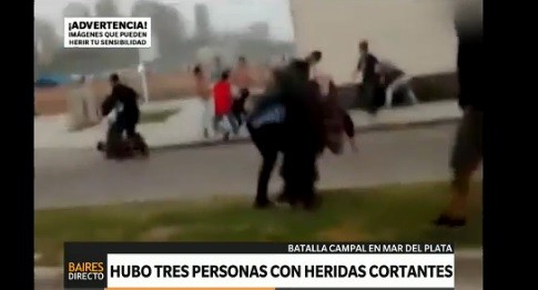 Batalla campal a la salida de un boliche en Mar del Plata