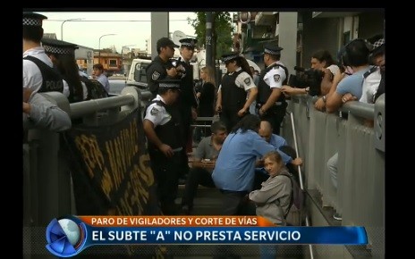 Interrumpen subte A por tiempo indeterminado