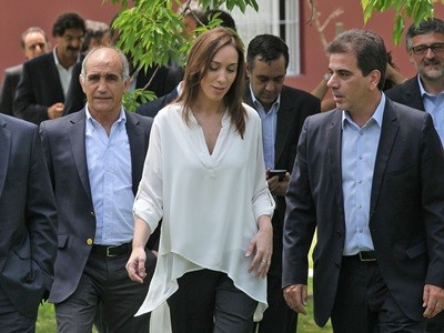 La jura de María Eugenia Vidal, junto a Macri