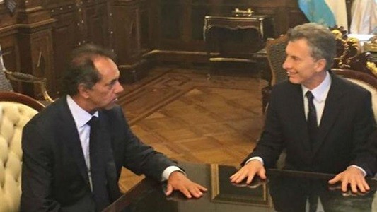 Macri se reunió con Scioli en Casa de Gobierno
