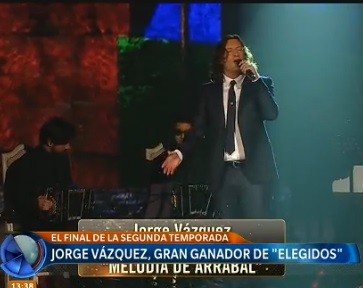 Jorge Vázquez, ganador de Elegidos