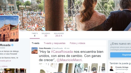 La historia detrás de la nueva cuenta de twitter de Casa Rosada