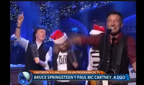 Bruce Springsteen y Paul Mc Cartney, a dúo