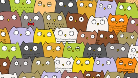 #EsViral: ¿podés encontrar al gato entre los búhos?