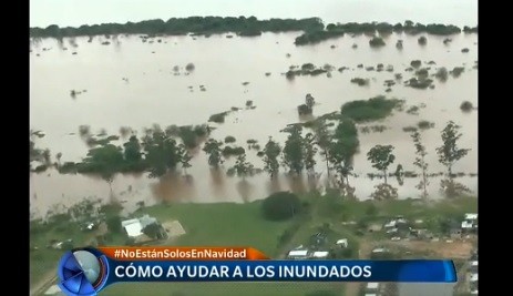 Sigue la preocupación en Concordia por la "peor" crecida del río Uruguay en 50 años