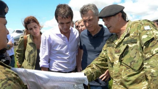 Macri recorrió las zonas afectadas por las inundaciones y garantizó ayuda del Gobierno
