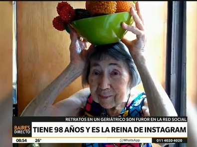 La sensación de Instagram tiene 98 años