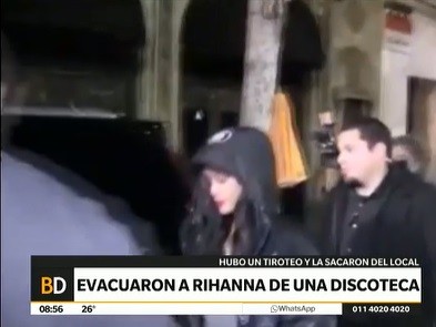Tiroteo en una discotea de Los Ángeles en la que se encontraba Rihanna
