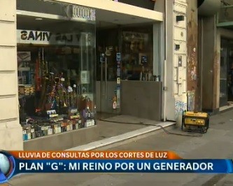 Plan "G": mi reino por un generador