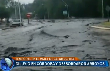 Desbordò en Còrdoba y desbordaron los arroyos