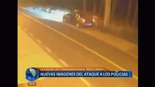Se conocieron nuevas imágenes del ataque a los policías
