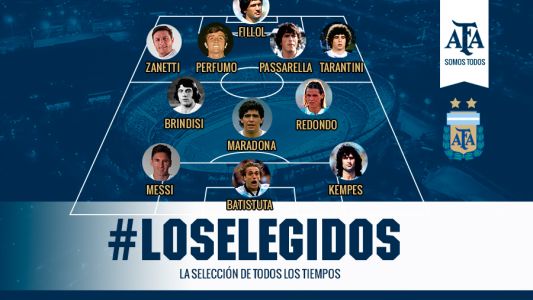 La AFA eligió al 11 ideal de la historia de la Selección: ¿estás de acuerdo?
