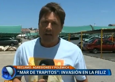 "Mar de trapitos": invasión en La Feliz
