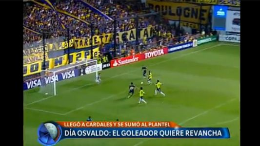 Osvaldo se sumó a la pretemporada de Boca