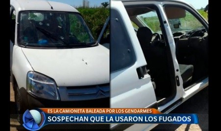 Hallaron dos celulares en la camioneta de los prófugos