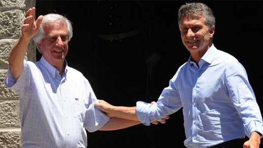 Tras reunirse con Macri, Tabaré Vázquez anunció un acuerdo “medioambiental”
