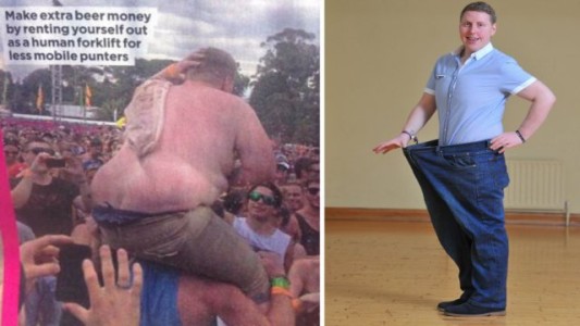 El joven obeso que cambió su vida tras ver su foto en medios y redes sociales