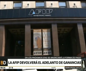 La AFIP devolverá el adelanto de Ganancias