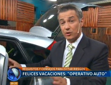 "Felices vacaciones": operativo auto