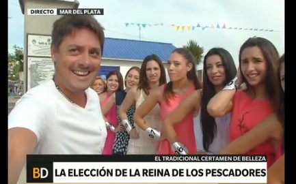 La elección de la reina de los pescadores en Mar del Plata