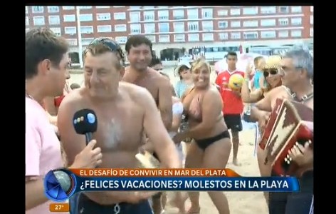 Los molestos de la playa