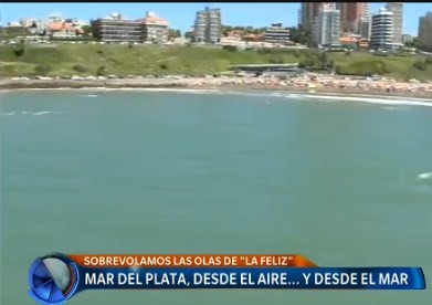 Mardel desde el aire...y desde el mar