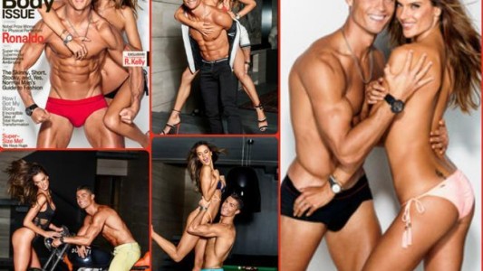 La sexy producción de fotos de Cristiano Ronaldo y una modelo amiga de Neymar